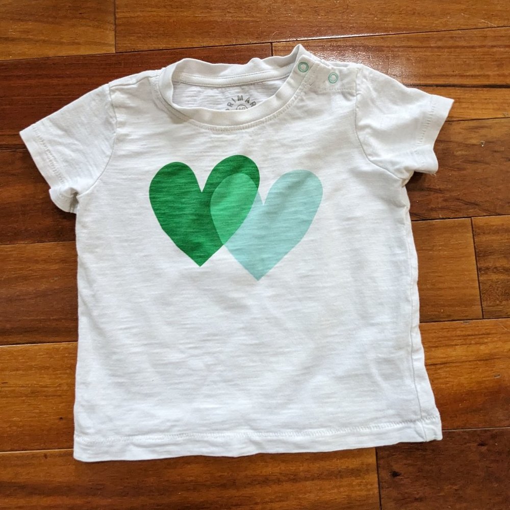 Primary Heart T-shirt (6-12 months)